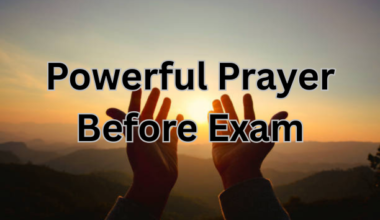 Powerful Prayer Before Exam