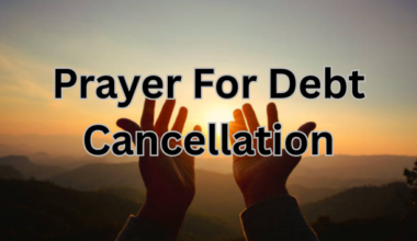 Prayer For Debt Cancellation