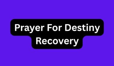 Prayer For Destiny Recovery