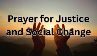 Prayer for Justice and Social Change