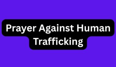 prayer against human trafficking