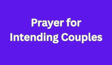 Prayer for Intending Couples