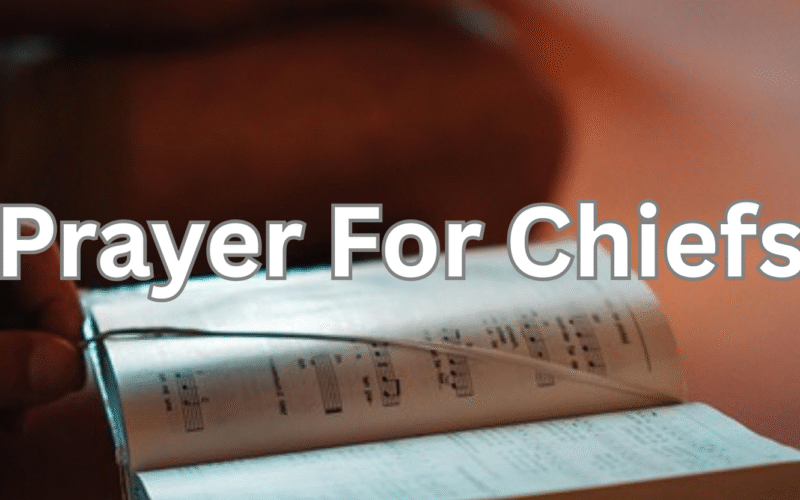 Prayer For Chiefs