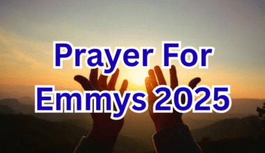 Prayer For Emmys 2025
