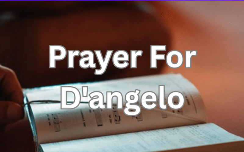 Prayer For D'angelo