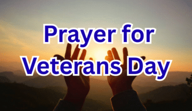  Prayer for Veterans Day